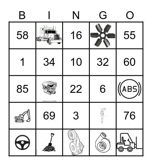 PENSK BINGO Card