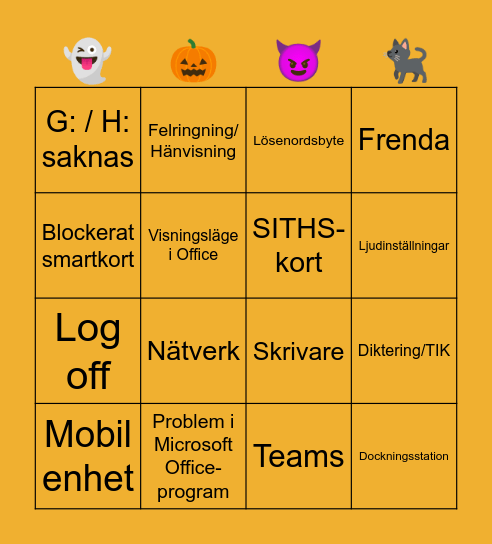 𝔉𝔯𝔢𝔡𝔞𝔤𝔰 𝔟𝔦𝔫𝔤𝔬 Bingo Card