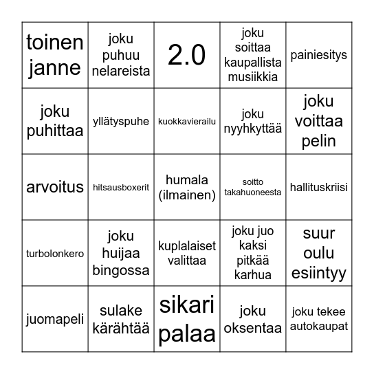 tak75 Bingo Card
