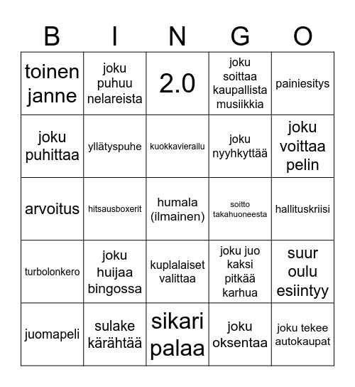 tak75 Bingo Card