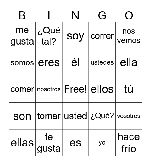 Jugar al bingo Card