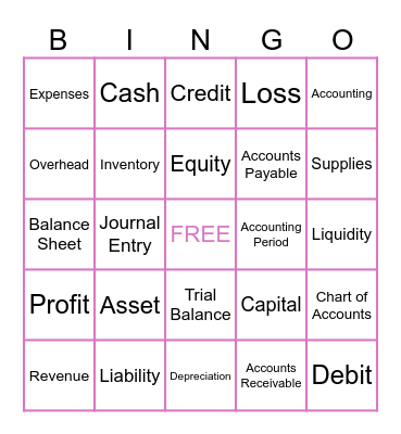 Easy Round Bingo Card