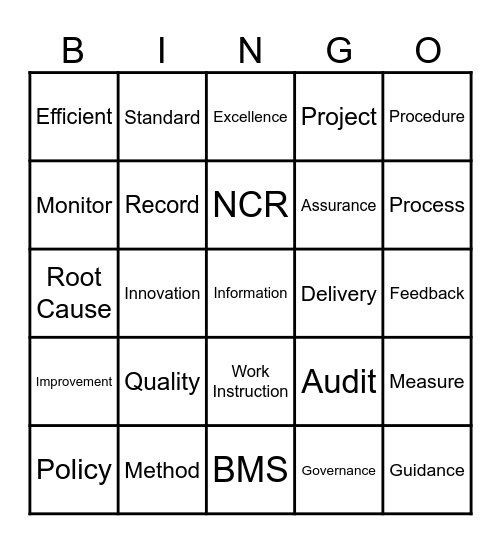 WQW 2025 - Linkway Bingo Card
