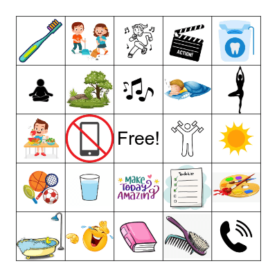 Self-Care Bingo Card