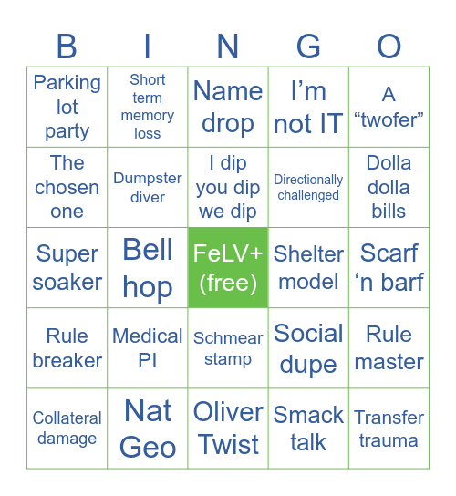 FOS Bingo Card