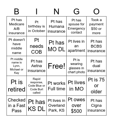 It's Fall Yall! Bingo Card