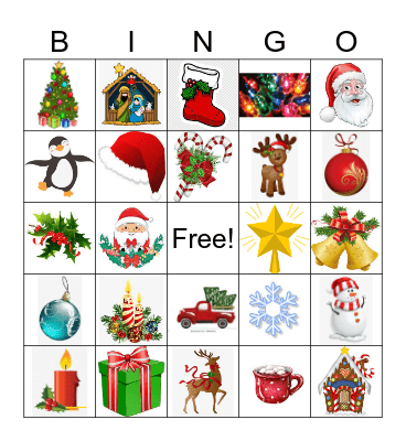 Christmas Bingo Card