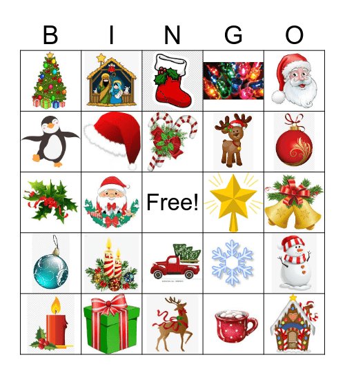 Christmas Bingo Card