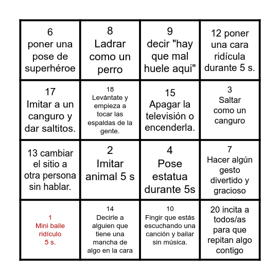 CUMPLE CANDE Bingo Card
