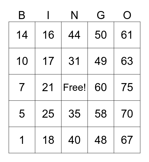 Pharmacy Week Bingo Card