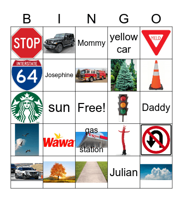 Charlottesville Bingo Card