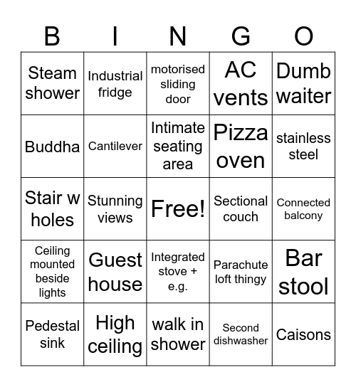 Enes Bingo Card
