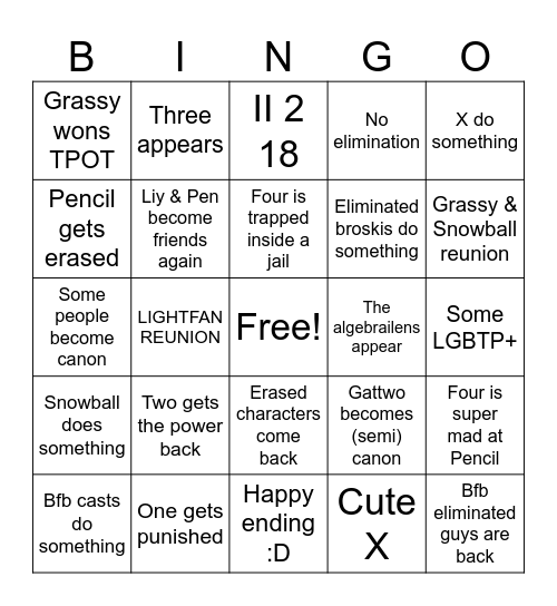 Tpot 20 Bingo Card