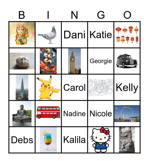 Kalila birthday Bingo Card