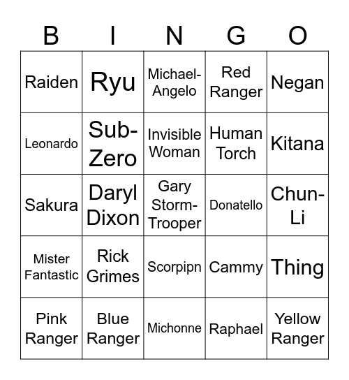 F### Bingo October 2025 Bingo Card