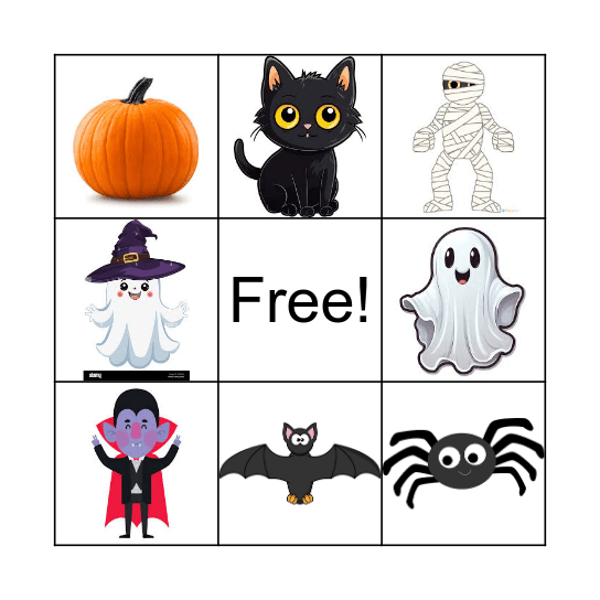 Halloween Bingo Card
