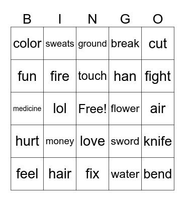 WHAP Bingo Card