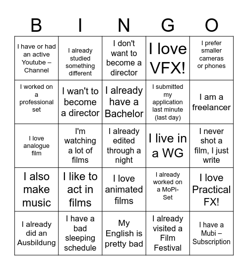 MoPi-Bingo Card