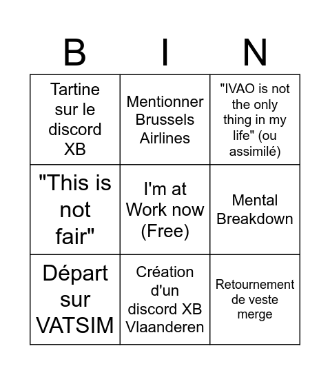 Milan staff meeting 05/10 Bingo Card