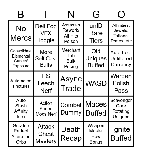 3.27 Bingo Card