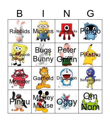 Imsuperdum0iq's Contestants Bingo Card
