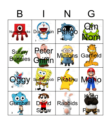 Imsuperdum0iq's Contestants Bingo Card