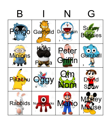 Imsuperdum0iq's Contestants Bingo Card