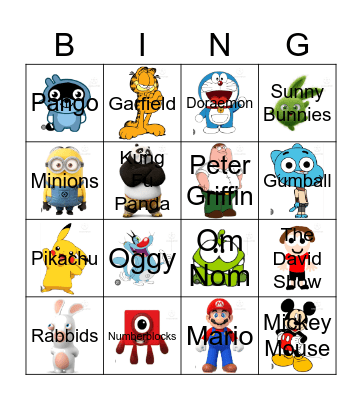 Imsuperdum0iq's Contestants Bingo Card