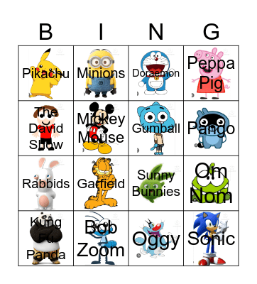 Imsuperdum0iq's Contestants Bingo Card