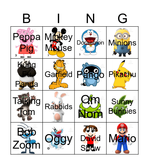 Imsuperdum0iq's Contestants Bingo Card