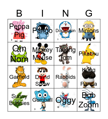 Imsuperdum0iq's Contestants Bingo Card