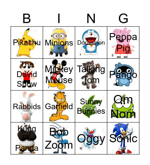 Imsuperdum0iq's Contestants Bingo Card