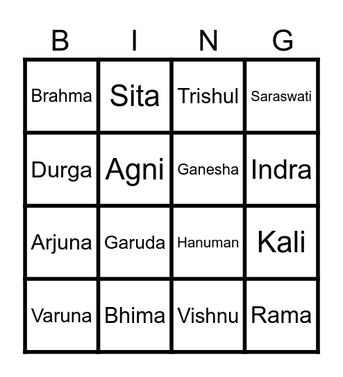 MYSTIC BINGO Card