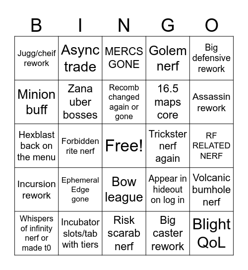 3.27 innit Bingo Card