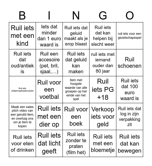 KETI BINGO CLUB Bingo Card