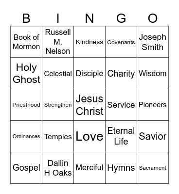 Conference Bingo Card
