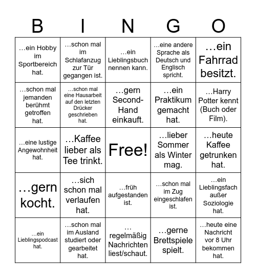 Rubens BS Bingo Card