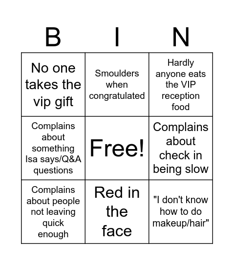 ULS Bingo Card