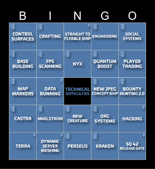 CITIZENCON 2955 Bingo Card