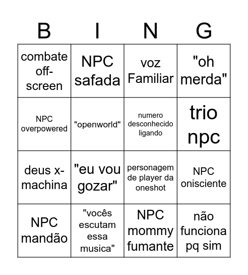 cyberbingo Card