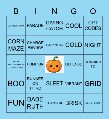 GAME 1 UTHEALTH RCM 2025 Employee Appreciation Bingo Card