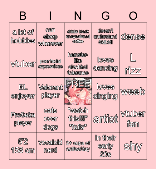 How Kita Are You? Bingo Card
