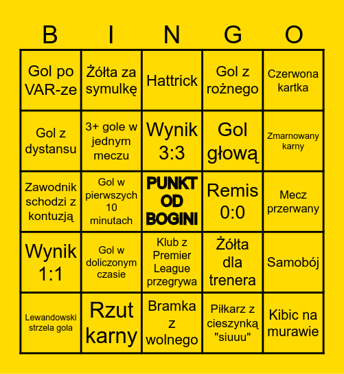 FORTUNA BINGO Card