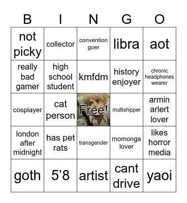 WILK Bingo Card