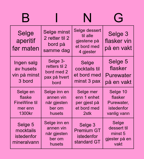 Grenseløs Oktober-Bingo Card