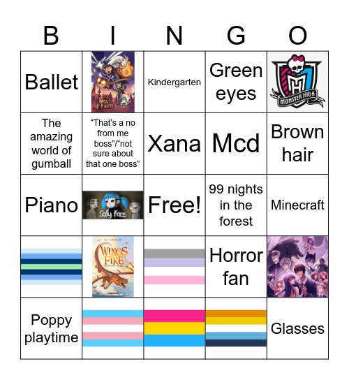 Jellieeee Bingo Card