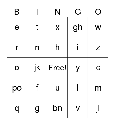 MID AUTUMN BINGO! Bingo Card