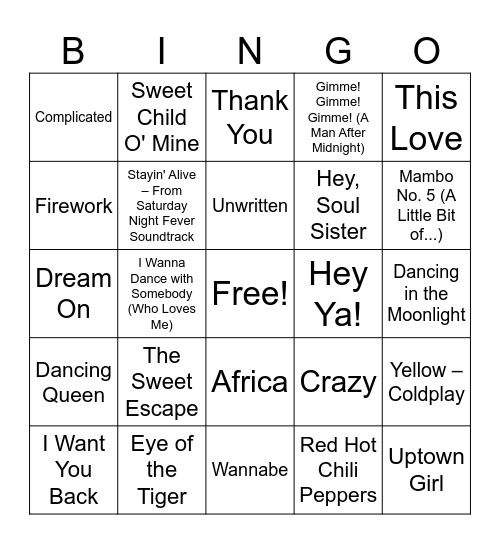 Tabakin Region SINGO Bingo Card