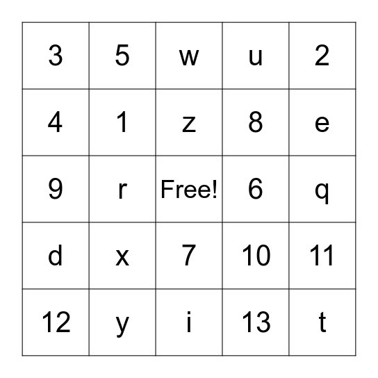 Love is Blind Denver Bingo Card