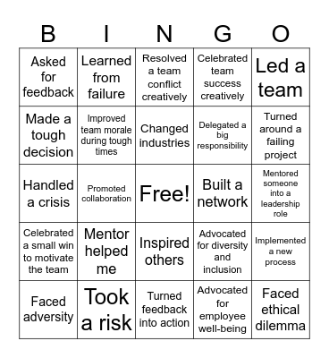 How We Got Here Bingo Card